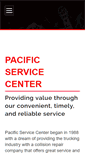Mobile Screenshot of pacificservicecenter.com